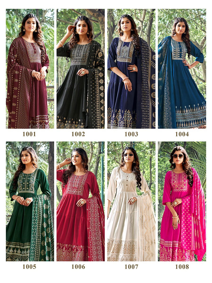 Rare Lily Avantika Vol 1 Heavy Printed Kurti With Dupatta Catalog
